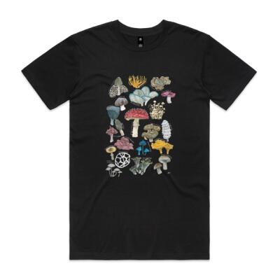 Mushrooms & Fungi - AS Colour Mens Staple T shirt - AS Colour Mens Staple T shirt Thumbnail
