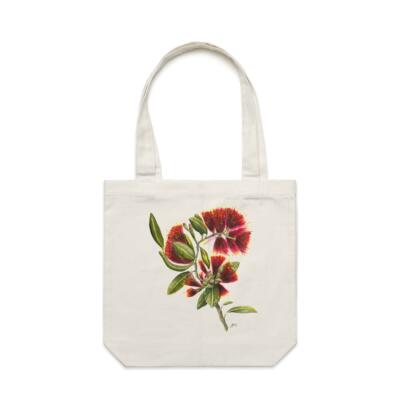 Pohutukawa Portrait - AS Colour Carrie Tote Bag  Thumbnail
