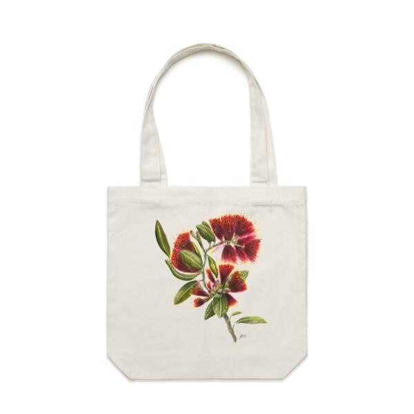 Pohutukawa Portrait - AS Colour Carrie Tote Bag  Thumbnail