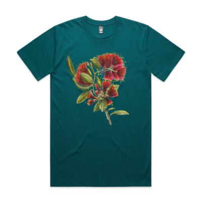 Pohutukawa Portrait - AS Colour Mens Staple T shirt Thumbnail