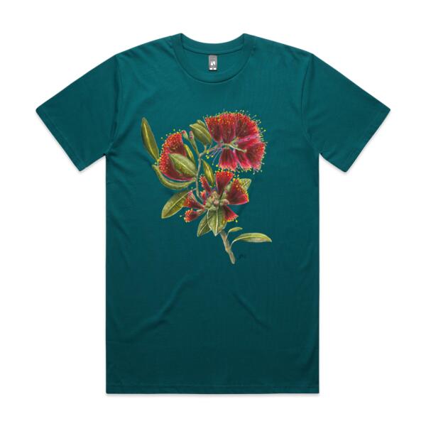 Pohutukawa Portrait - AS Colour Mens Staple T shirt Thumbnail