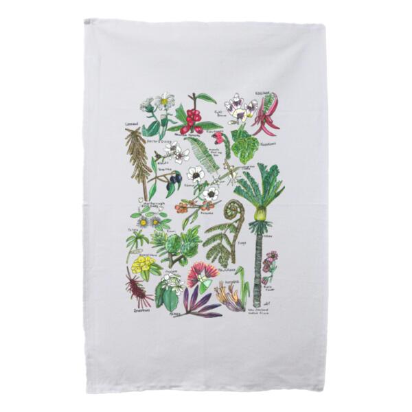 NZ Native Flora - Tea Towel Thumbnail