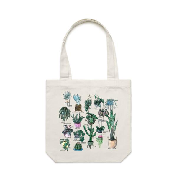 17 Indoor Plants - AS Colour Carrie Tote Bag  Thumbnail