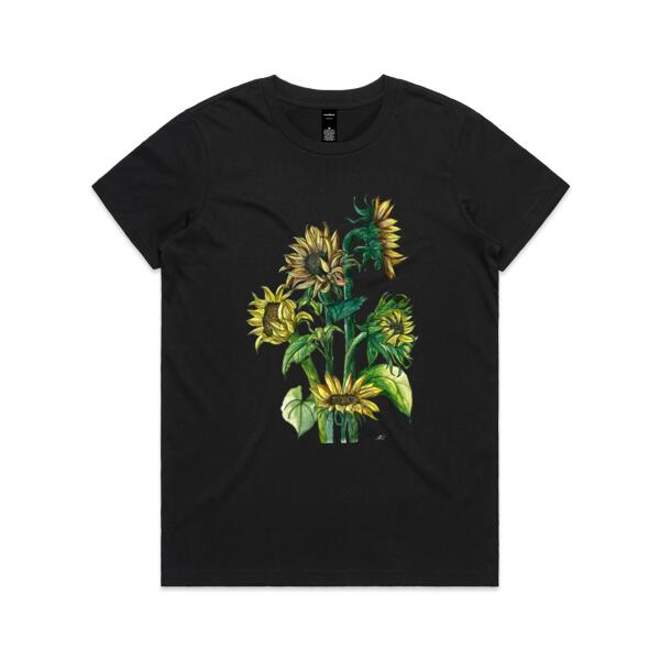 Sunflowers - AS Colour Womens Maple Tee - AS Colour Womens Maple Tee Thumbnail