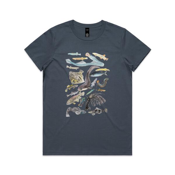 Freshwater NZ Species - AS Colour Womens Maple Tee Thumbnail