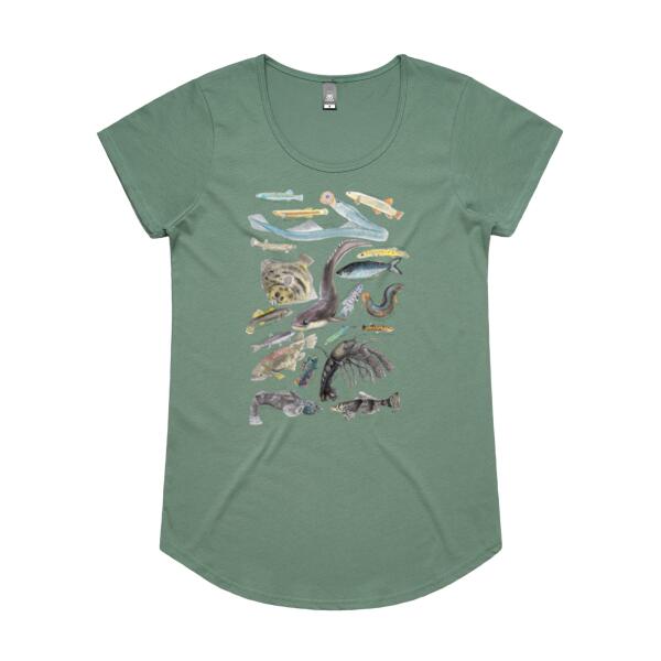 Freshwater NZ Species - AS Colour Womens Mali Tee Thumbnail