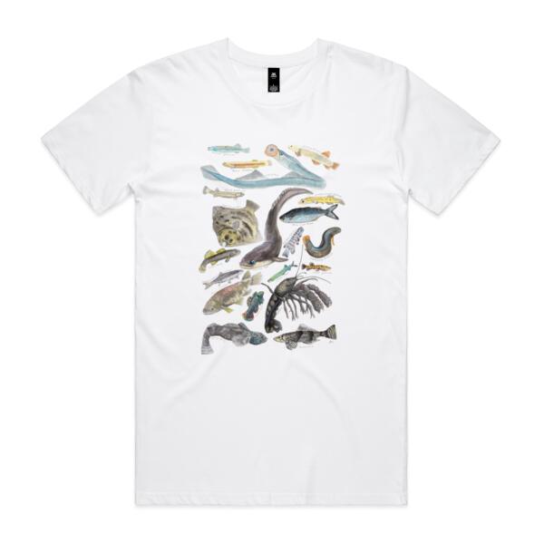 Freshwater NZ Species - AS Colour Mens Staple T shirt Thumbnail