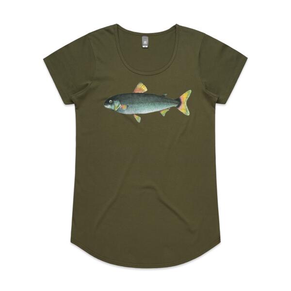 NZ Grayling Freshwater fish - AS Colour Womens Mali Tee Thumbnail