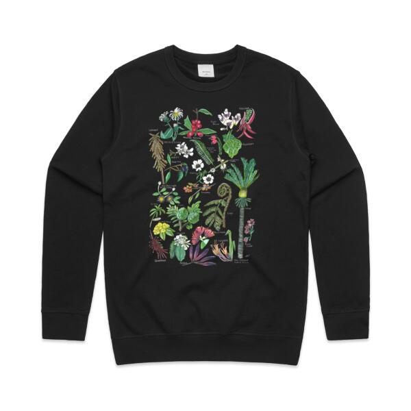 NZ Native Flora - AS Colour Mens Crew Sweater Thumbnail