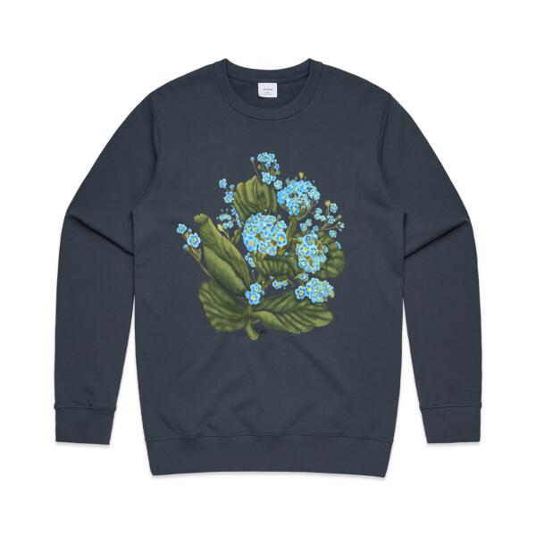Chatham Island Forget me not  - AS Colour Mens Crew Sweater Thumbnail