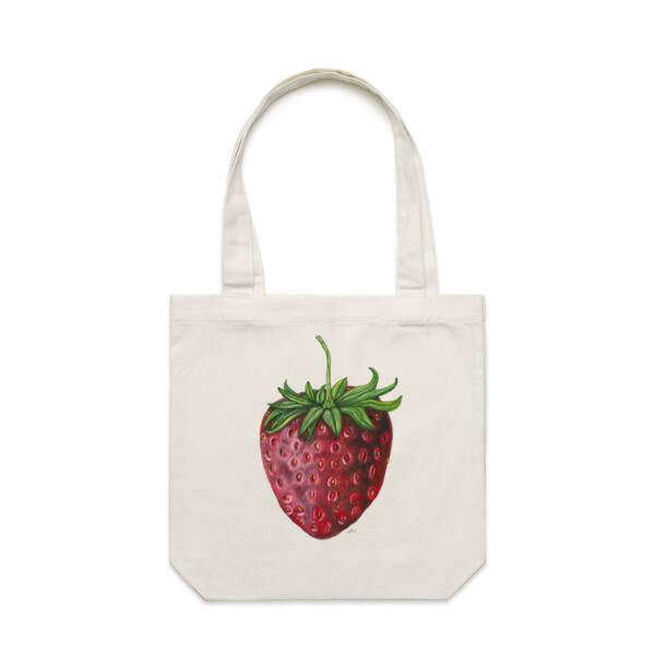 The Big Strawberry  - AS Colour Carrie Tote Bag  Thumbnail