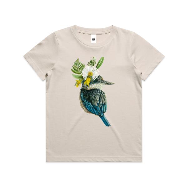 Crowned Kotare - AS Colour Kids Youth T shirt Thumbnail