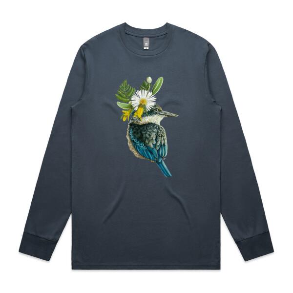 Crowned Kotare - AS Colour Mens Staple Longsleeve Tee Thumbnail