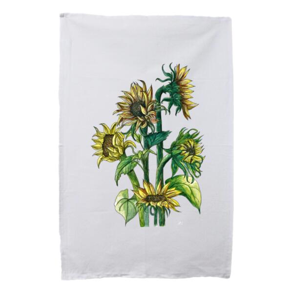 Sunflowers - Tea towel Thumbnail