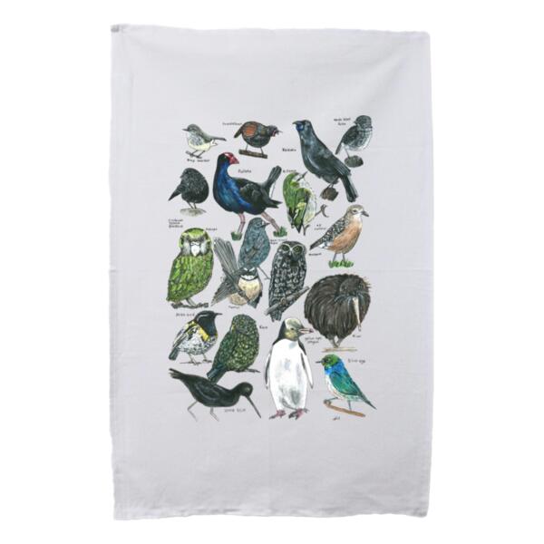 18 Native Birds - Tea Towel Thumbnail