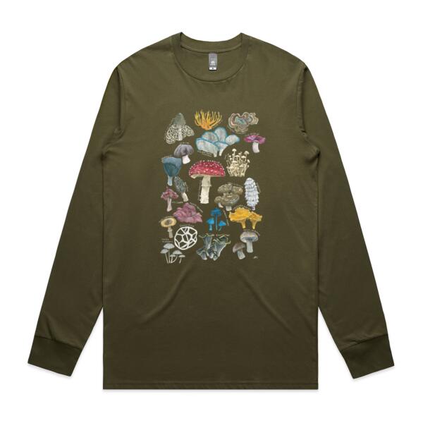 Mushrooms & Fungi - AS Colour mens staple Long sleeve Thumbnail