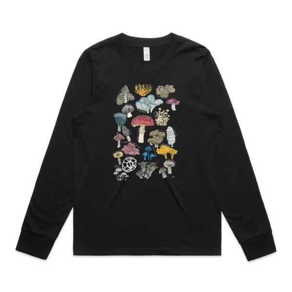 Mushrooms & Fungi - AS Colour Womens Maple long sleeveTee Thumbnail