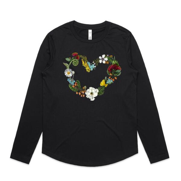 New Zealand with Love  - AS Colour Womens Maple Curve Longsleeve Tee Thumbnail