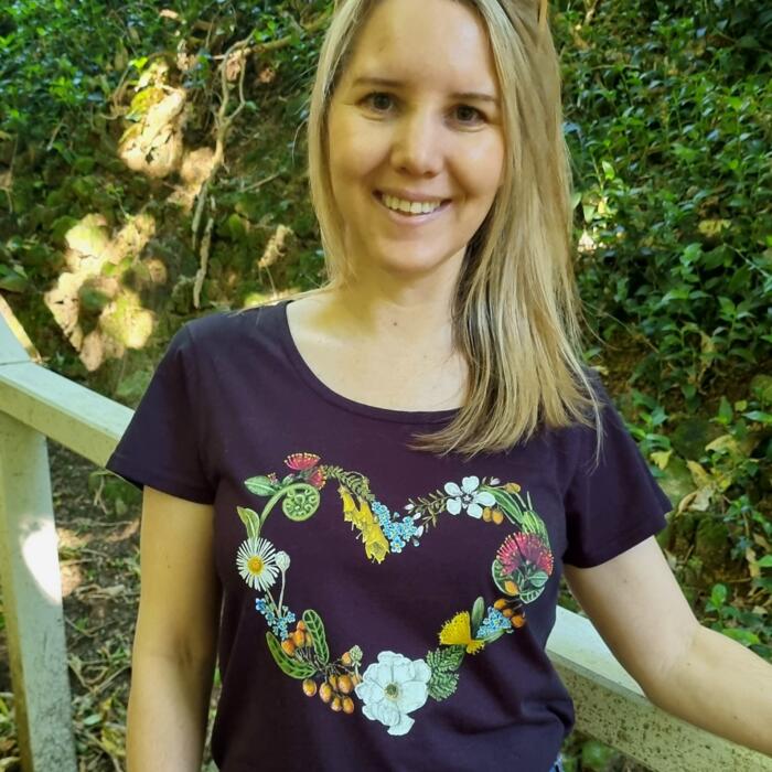 New Zealand with Love  - AS Colour Womens Mali Tee Thumbnail