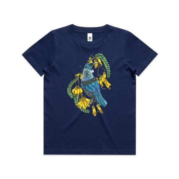 Tui + Kowhai  - AS Colour Kids Youth T shirt Thumbnail