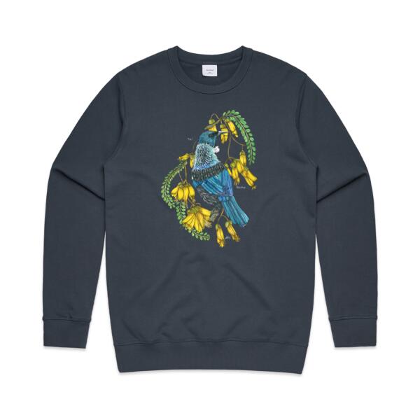Tui + Kowhai  - AS Colour Mens Premium Crew Thumbnail