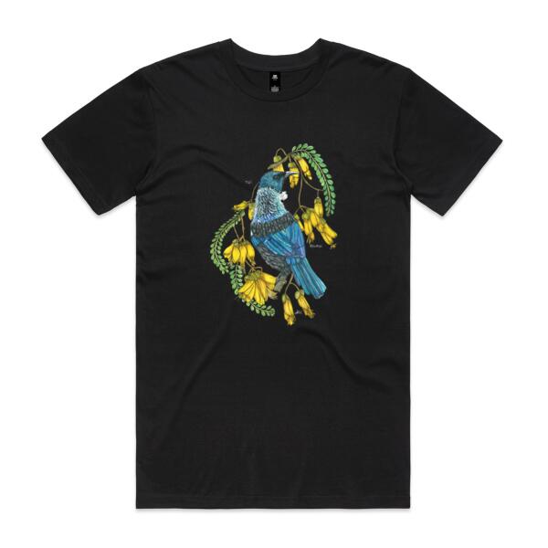 Tui + Kowhai  - AS Colour Mens Staple T shirt Thumbnail