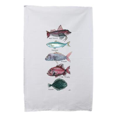 NZ Native Fish - Tea Towel Thumbnail