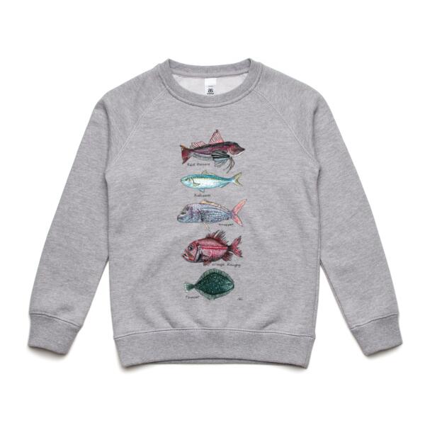 NZ Native Fish - AS Colour Kids Supply Crew Thumbnail