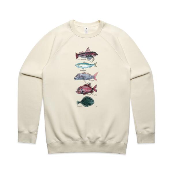 NZ Native Fish - AS Colour Mens Supply Crew Thumbnail