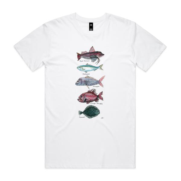 NZ Native Fish - AS Colour Mens Staple T shirt Thumbnail
