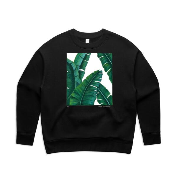 Banana Leaves - AS Colour Women's Relax Crew Thumbnail