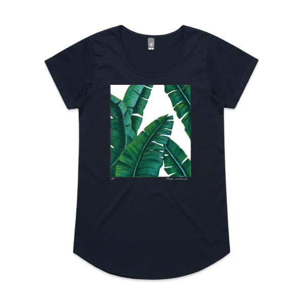 Banana Leaves - AS Colour Womens Mali Tee Thumbnail