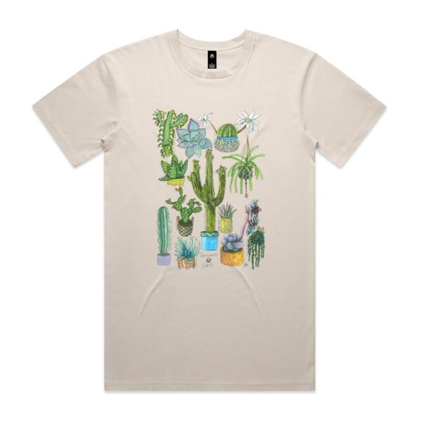 Succulents & Cacti - AS Colour Mens Staple T shirt Thumbnail