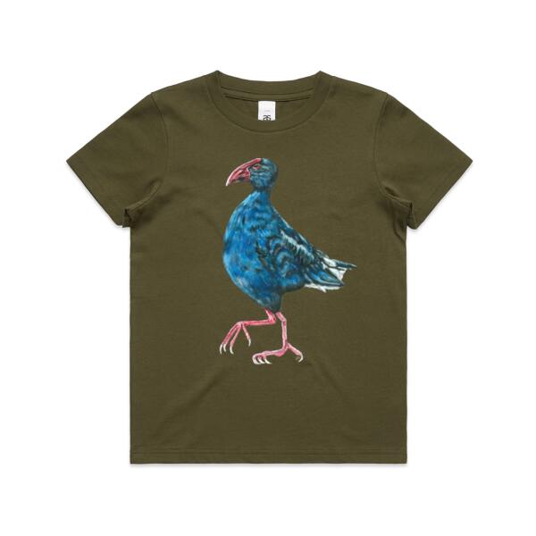Perky Pukeko - AS Colour Kids Youth T shirt - AS Colour Kids Youth T shirt Thumbnail