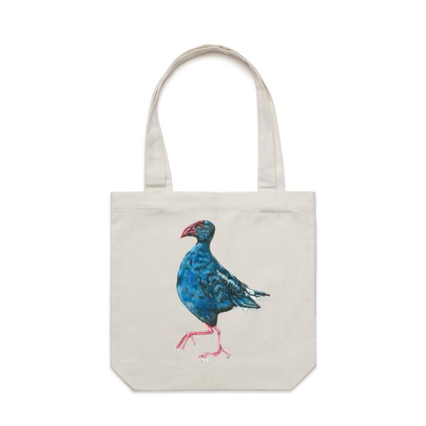 Perky Pukeko - AS Colour Carrie Tote Bag  - AS Colour Carrie Tote Bag  Thumbnail