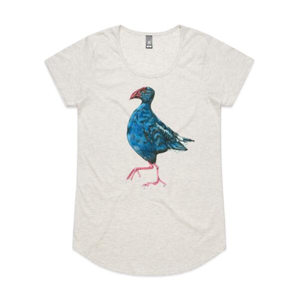Perky Pukeko - AS Colour Womens Mali Tee - AS Colour Womens Mali Tee Thumbnail
