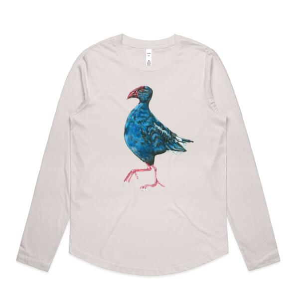 Perky Pukeko - AS Colour Womens Maple Curve Long sleeve Tee Thumbnail