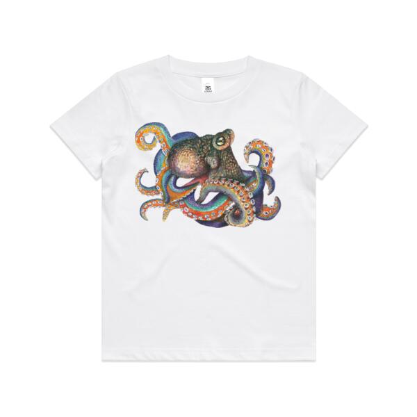 Oscar the Octopus - AS Colour Kids Youth T shirt Thumbnail