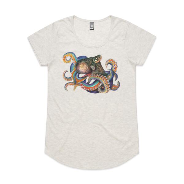 Oscar the Octopus - AS Colour Womens Mali Tee Thumbnail