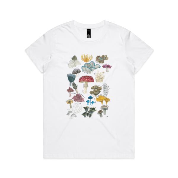 Mushroom & Fungi  - AS Colour Womens Maple Tee Thumbnail