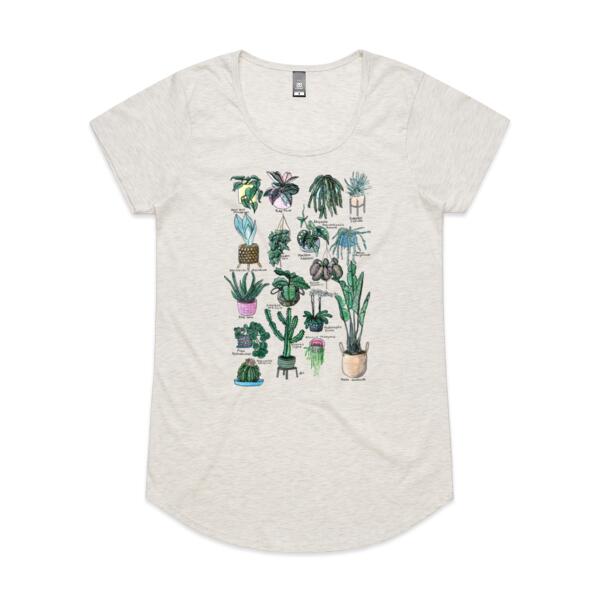 17 Indoor Plants - Womens Mali Tee Thumbnail