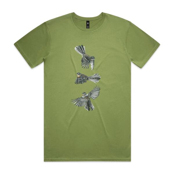 Fantails in Flight - AS Colour Mens Staple T shirt Thumbnail
