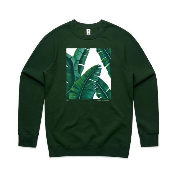 Banana Leaves - AS Colour Mens Supply Crew Thumbnail