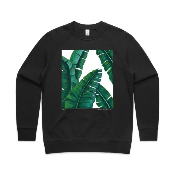 Banana Leaves - AS Colour Womens Supply Crew Thumbnail